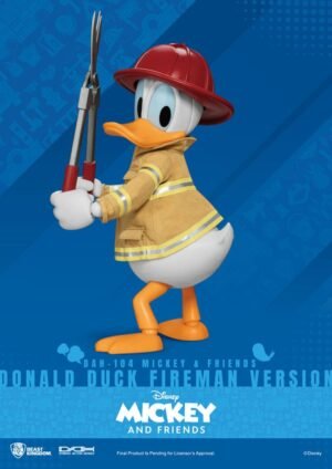Mickey & Friends Dynamic 8ction Heroes Action Figurka 1/9 Donald Duck Fireman Ver. 24 cm