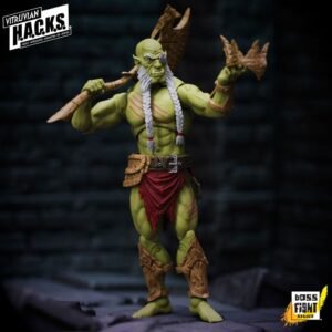 Vitruvian H.A.C.K.S. Action Figurka Mighty Orc Sovran Bur'Zagi