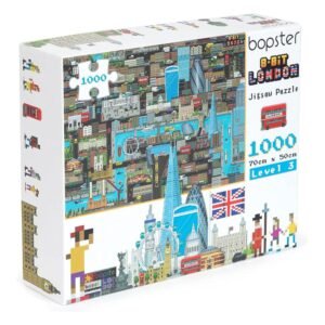 Puzzle 8-Bit Pixel Puzzle London Level 3 1000 Pieces