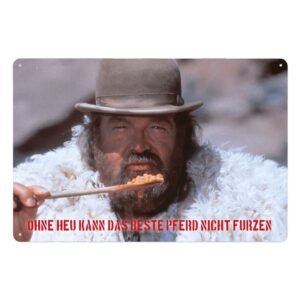 Tablica dekoracyjna Bud Spencer Tin Sign Bohnen 20 x 30 cm