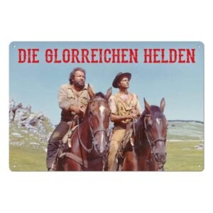Tablica dekoracyjna Bud Spencer & Terence Hill Tin Sign Die glorreichen Helden 20 x 30 cm