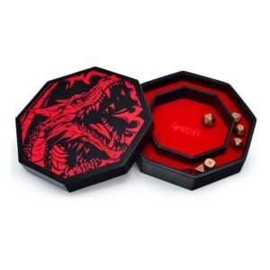 Tacka do kości CritStones Arena Dice Tray Red Dragon