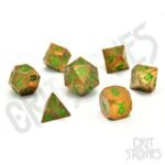 Kości metalowe CritStones Metal Dice Set Gorgon Gaze (7)