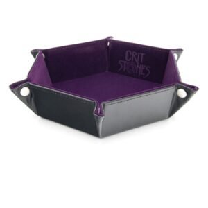 Tacka do kości CritStones Folding Dice Tray Purple