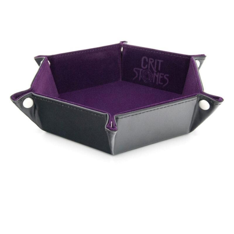 Tacka do kości CritStones Folding Dice Tray Purple