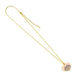 Wisiorek i naszyjnik Pink and Gold Heart