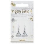 Kolczyki Harry Potter Deathly Hallows (srebrne)