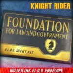Zabawka Knight Rider Gift Pudełko F.L.A.G Agent Kit