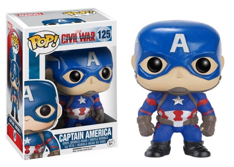 Figurka Captain America Civil War POP! Vinyl Bobble-Head Captain America 10 cm