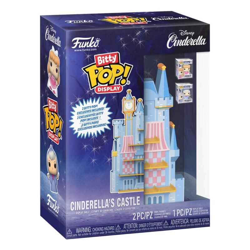 Figurka Disney Bitty POP! Display with 2 Vinyl Figurka Cinderella's Castle