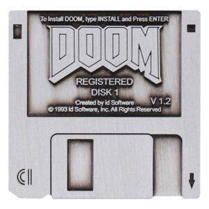 Przypinka Doom Przypinka Badge Floppy Disk Limited Edition