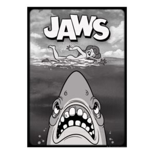 Druk artystyczny Jaws Art Print Limited Edition 42 x 30 cm