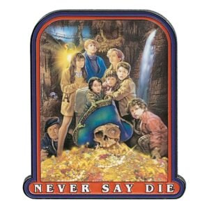 Broszka Goonies 40-lecie Never Say Die