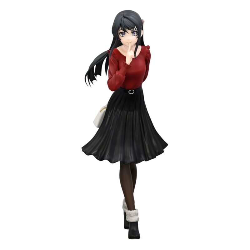 Figurka Rascal Does Not Dream of Bunny Girl Senpai Trio-Try-iT PVC Figurka Statuetka Mai Sakurajima Winter Outfit Ver. 21 cm