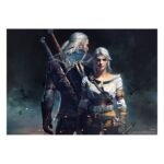 Puzzle The Witcher Geralt i Ciri (1000 elementów)