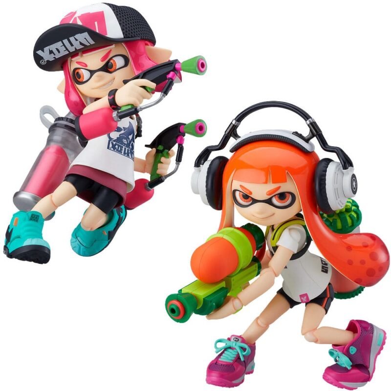 Splatoon/Splatoon 2 Figma Action Figurka Splatoon Girl DX Edition 10 cm