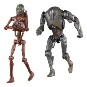 Figurka Star Wars Episode II Black Series Action Figurka 2-Pack C-3PO (B1 Battle Droid Body) & Super Battle Droid 15 cm