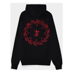 Hoodie Doom Zipper Symbol Size L