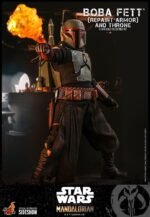 Figurka Star Wars: The Mandalorian Action Figurka 1/6 Boba Fett Repaint Armor and Throne Special Edition 30 cm