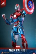 Figurka Marvel Comic Diecast Masterpiece Action Figurka 1/6 Iron Patriot Hot Toys Exclusive 32 cm