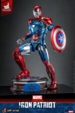 Figurka Marvel Comic Diecast Masterpiece Action Figurka 1/6 Iron Patriot Hot Toys Exclusive 32 cm