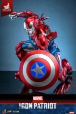Figurka Marvel Comic Diecast Masterpiece Action Figurka 1/6 Iron Patriot Hot Toys Exclusive 32 cm