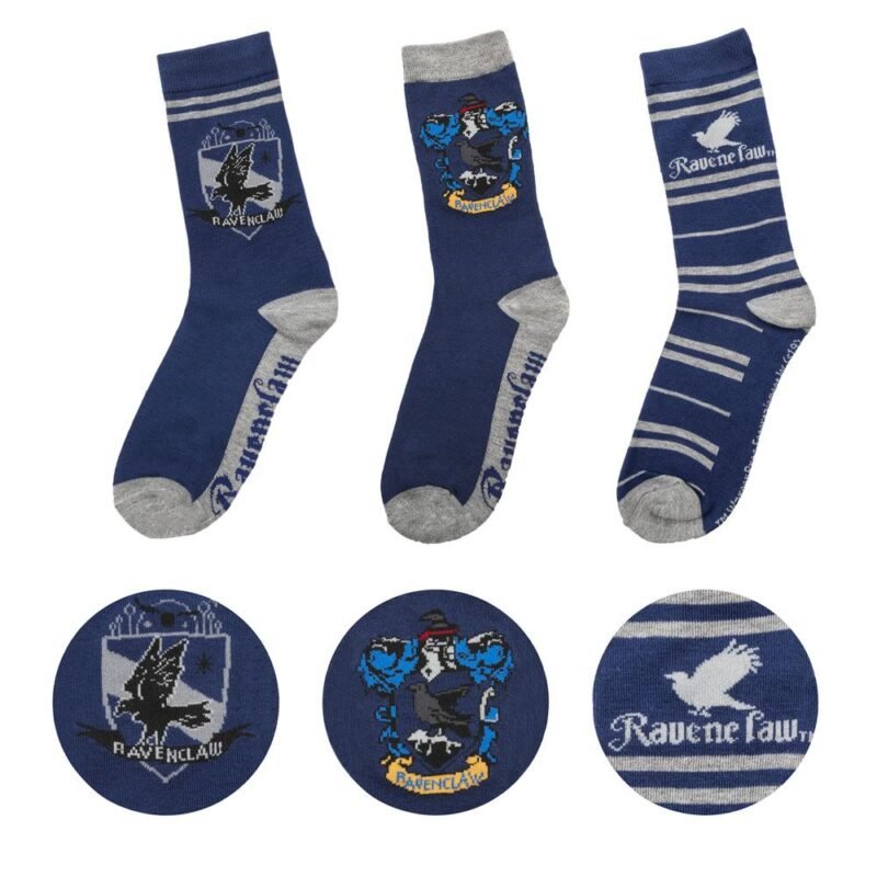 Skarpetki Harry Potter Skarpetki 3-Pack Ravenclaw