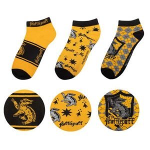 Skarpetki Harry Potter Ankle Skarpetki 3-Pack Hufflepuff