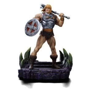 Statuetka Iron Studios He-Man Battle Armor Masters of the Universe 23 cm żywica