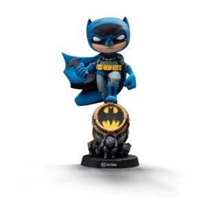 Figurka Batman na Bat-Signal (niebieska) 15 cm