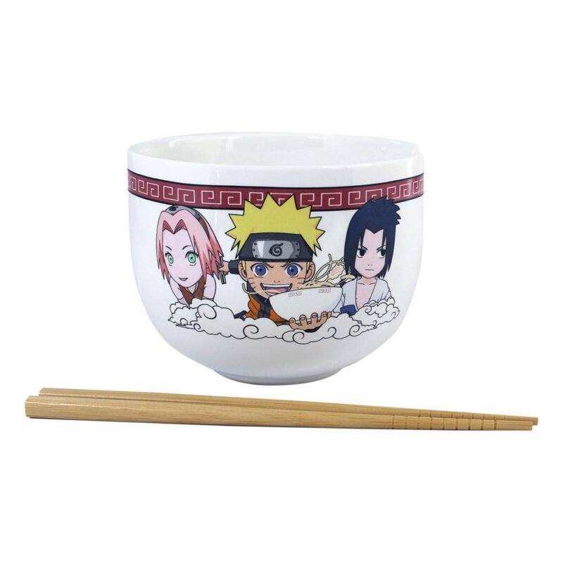 Miska do ramen Naruto Shippuden z pałeczkami Team Seven 414 ml