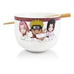 Miska do ramen Naruto Shippuden z pałeczkami Team Seven 414 ml
