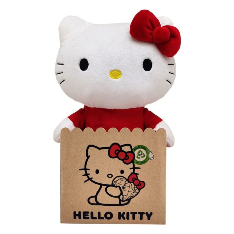 Maskotka Hello Kitty w czerwonej sukience 24 cm