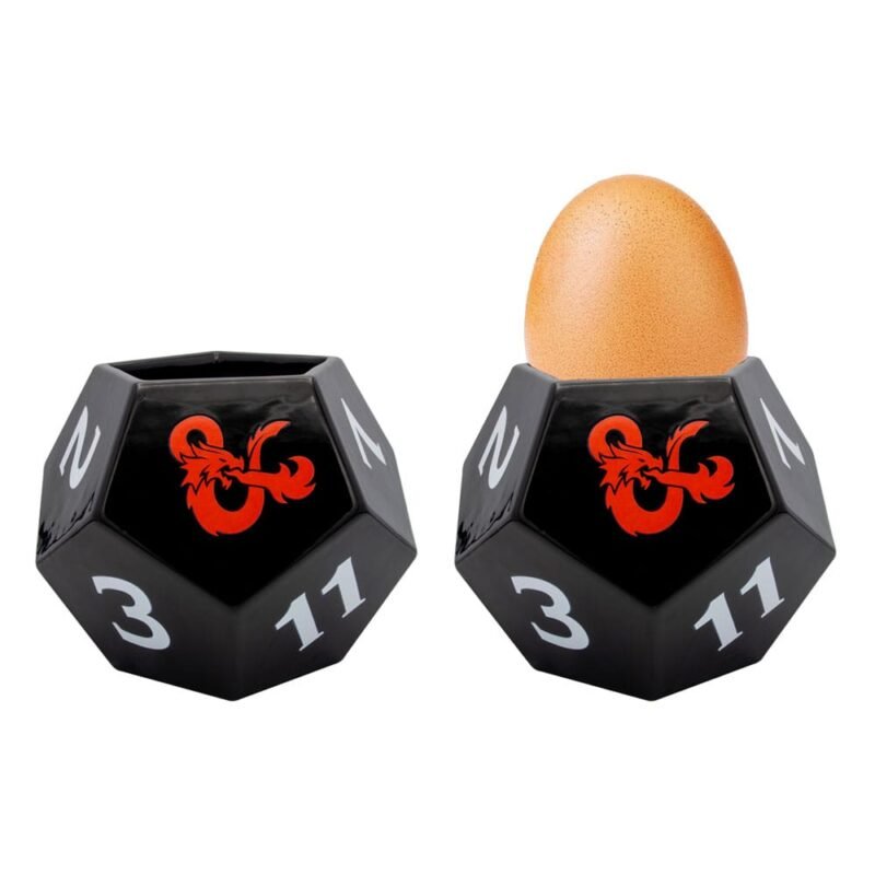 Kubek do jajek Dungeons & Dragons 3D Eggcup wit Salt Shaker Kości