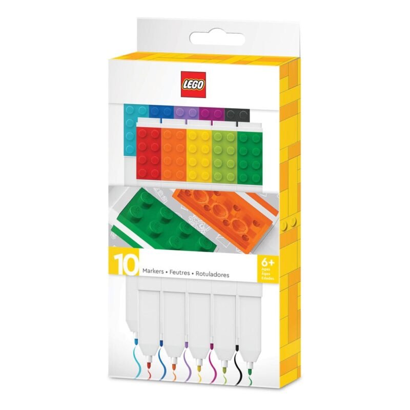 Zestaw pisaków - LEGO Felt Tip Pens Set 10-Pieces