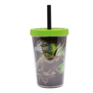 Kubek Jurassic World Drinking cup with straw 300 ml