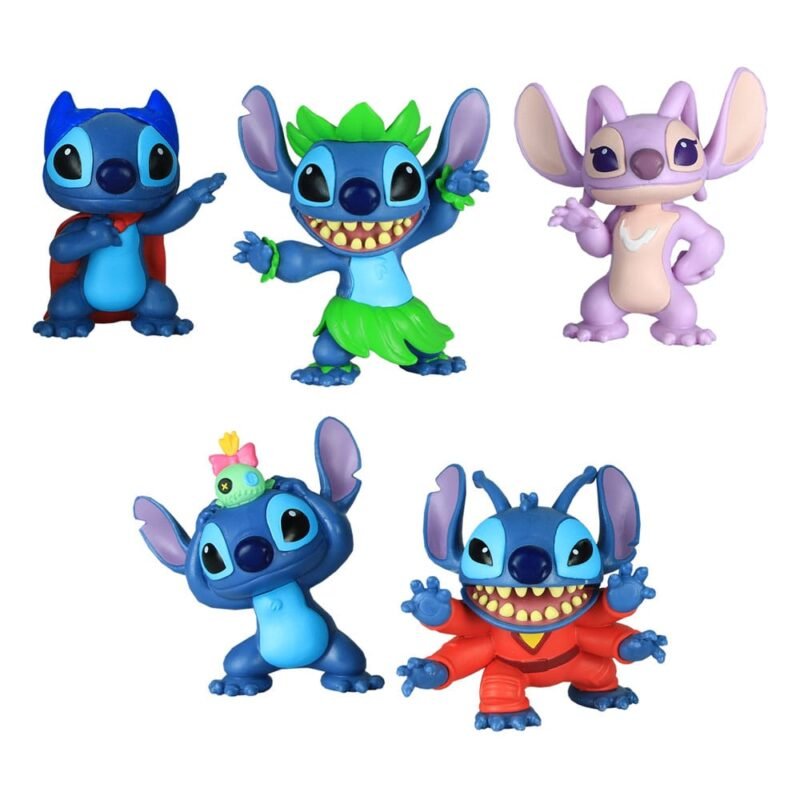 Figurka Lilo & Stitch Mini Figurka 5-Pack Stitch Collectible Figurka Set 7 cm