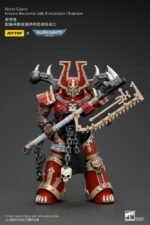 Figurka Warhammer 40k Action Figurka 1/18 World Eaters Khorne Berzerker with Eviscerator Chainaxe 13 cm