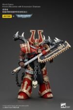 Figurka Warhammer 40k Action Figurka 1/18 World Eaters Khorne Berzerker with Eviscerator Chainaxe 13 cm