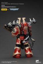 Figurka Warhammer 40k Action Figurka 1/18 World Eaters Khorne Berzerker with Eviscerator Chainaxe 13 cm