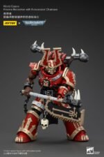 Figurka Warhammer 40k Action Figurka 1/18 World Eaters Khorne Berzerker with Eviscerator Chainaxe 13 cm