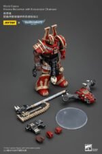 Figurka Warhammer 40k Action Figurka 1/18 World Eaters Khorne Berzerker with Eviscerator Chainaxe 13 cm