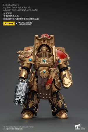 Figurka Warhammer The Horus Heresy Action Figurka 1/18 Legio Custodes Aquilon Terminator Squad Aquilon with Lastrum Storm Bolter 14 cm