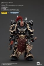 Figurka Chaos Space Marines Black Legion Chosen z Pistoletu Plazmowego i Toporem Mocy 20 cm