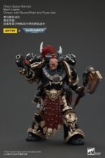 Figurka Chaos Space Marines Black Legion Chosen z Pistoletu Plazmowego i Toporem Mocy 20 cm