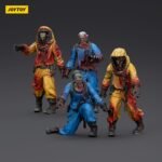 Figurka Zombie Dark Source 4-Pack Biochemical Lab Team 8 cm