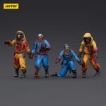 Figurka Zombie Dark Source 4-Pack Biochemical Lab Team 8 cm