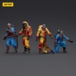 Figurka Zombie Dark Source 4-Pack Biochemical Lab Team 8 cm