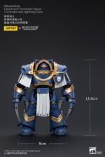 Figurka 1/18 Ultramarines Cataphractii Terminator Squad z pazurami błyskawicznymi 14 cm