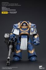 Figurka 1/18 Ultramarines Cataphractii Terminator Squad z Reaper Autocannon, 14 cm